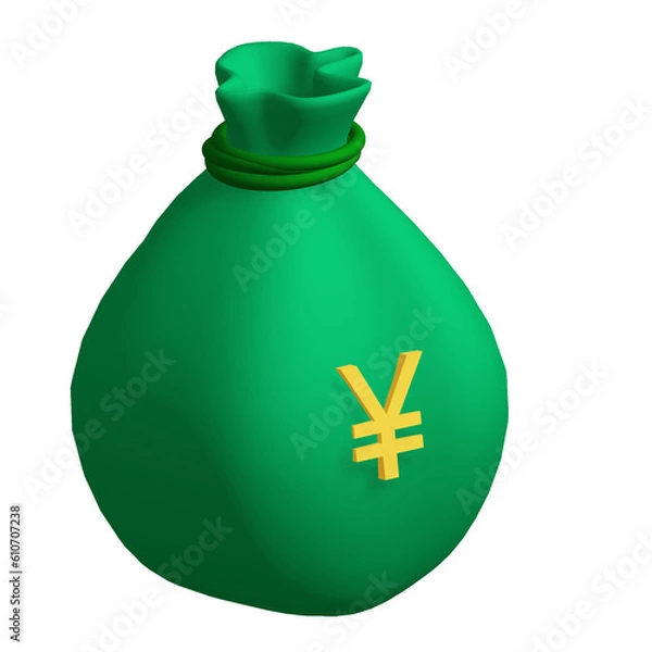 Obraz bag with money