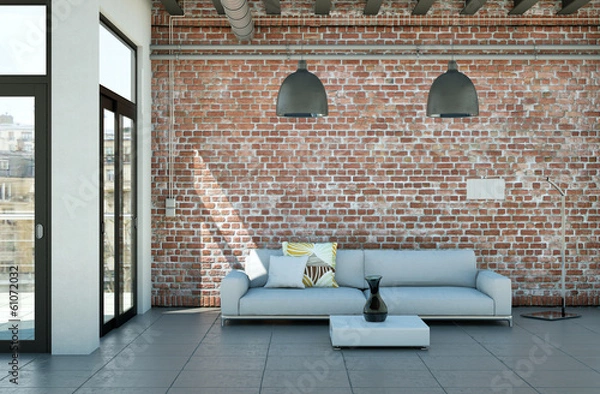 Obraz Sofa im Loft
