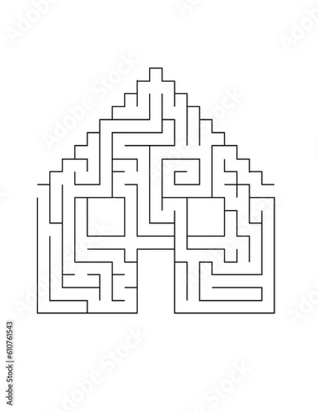Obraz Maze shaped like a house