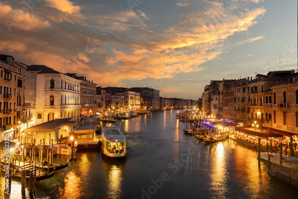 Obraz view of the town of venice
