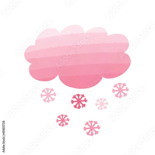 Obraz Snow pink 