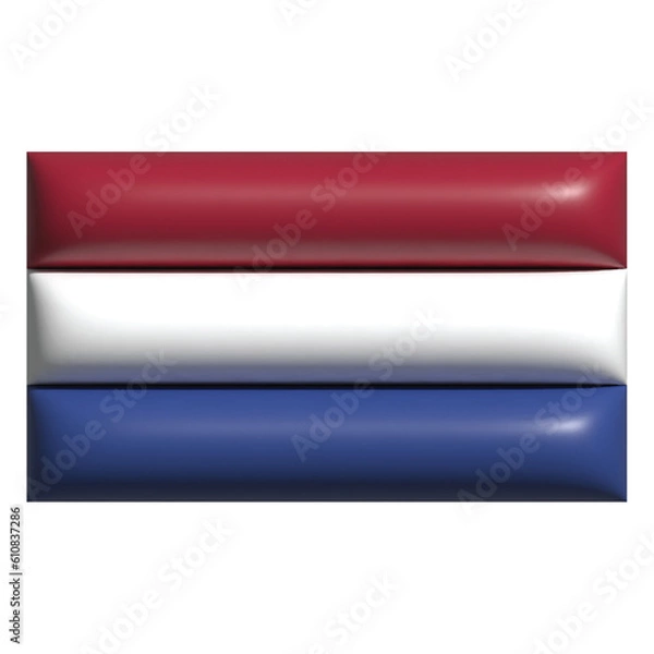 Fototapeta 3D World Flags Premium Vector