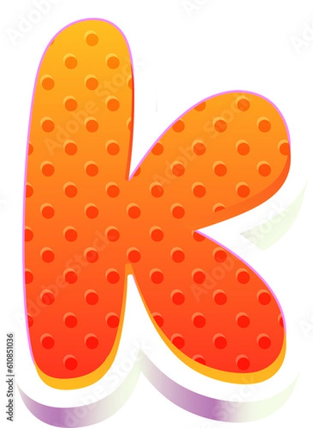 Fototapeta 3D alphabet letters, 3d modeling and rendering