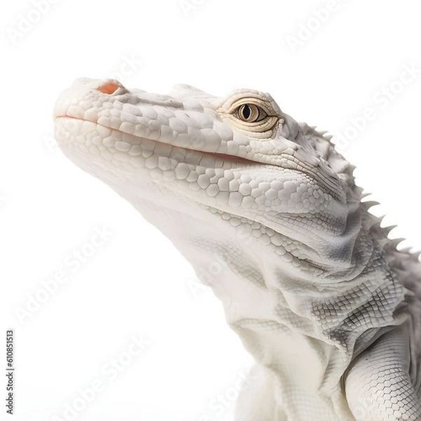 Obraz Albino Alligator Portrait