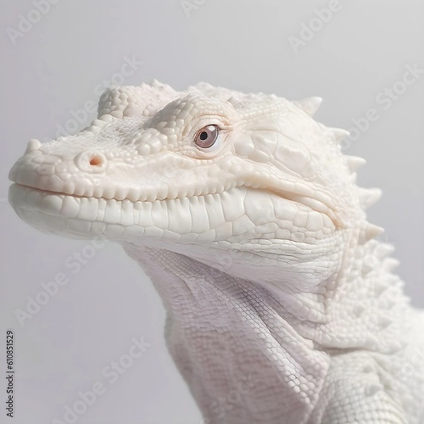 Obraz Albino Alligator Portrait