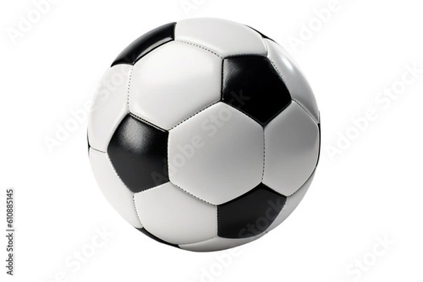 Fototapeta soccer ball no background generative by AI