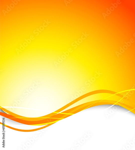 Fototapeta Abstract orange background