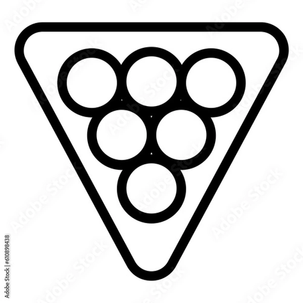 Obraz billiard icon