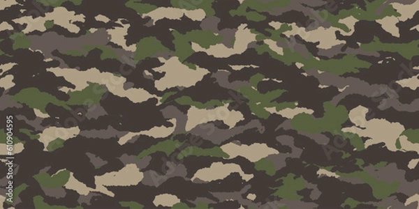 Fototapeta Camouflage background. Seamless pattern.Vector. 迷彩パターン テクスチャ 背景素材
