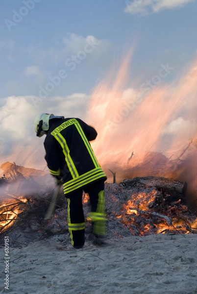 Fototapeta feuerwehr