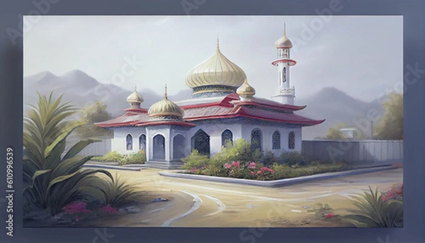 Fototapeta Generative AI st basil cathedral