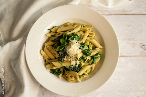 Obraz pasta with pesto