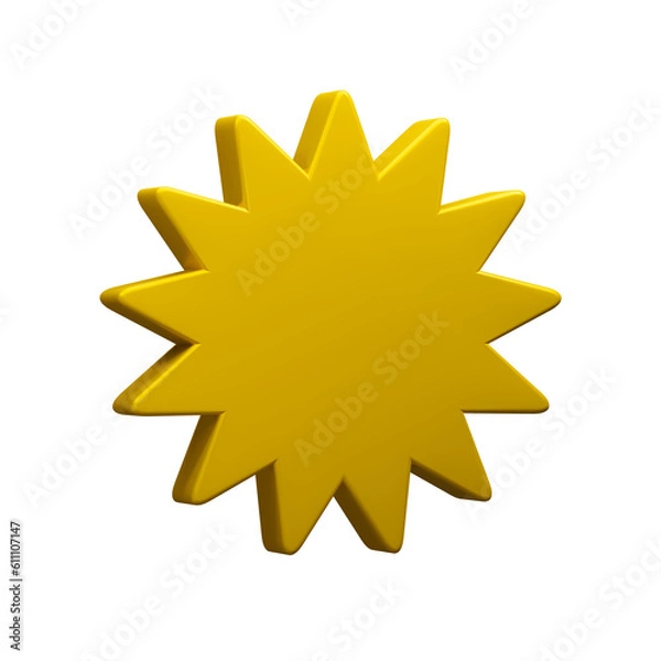 Fototapeta standing at an angle Sales and Promotional Batches Premium Quality Best Choice Exclusive Labels yellow star isolated