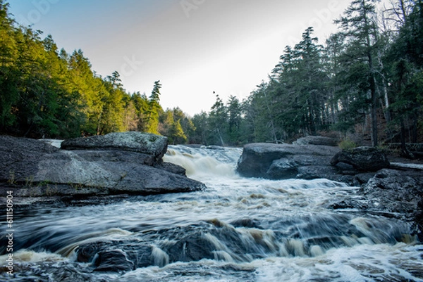 Obraz waterfall in the mountains