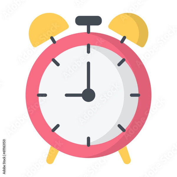 Obraz Alarm Clock Flat Icon