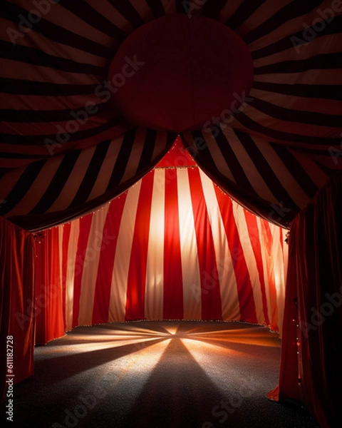 Obraz spotlight inside the circus tent