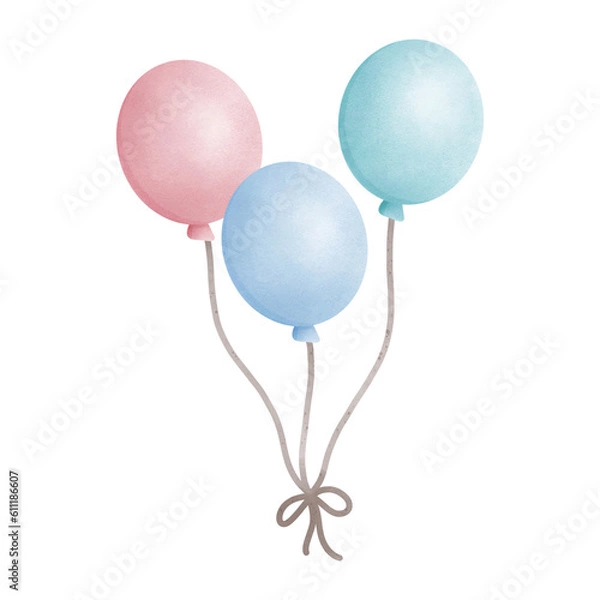 Obraz Pastel balloons