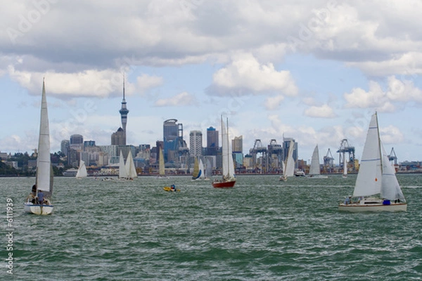 Obraz City of Sales - Auckland New Zealand