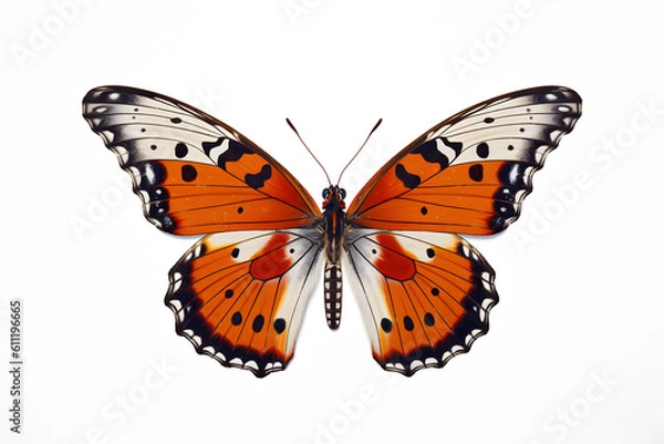 Fototapeta butterfly isolated on white background