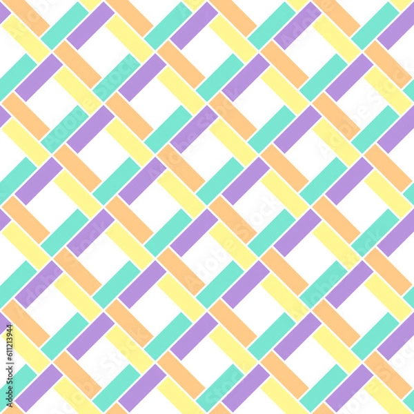 Obraz Very beautiful seamless pattern design for decorating, wallpaper, wrapping paper, fabric, backdrop and etc.