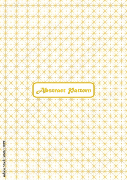 Obraz Luxury pattern with golden vibes ready to use