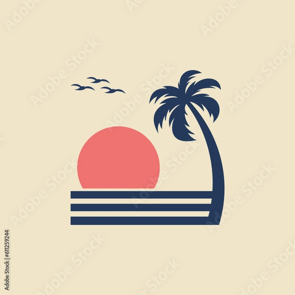 Fototapeta summer holiday background