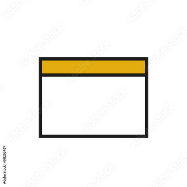 Fototapeta frame isolated on white