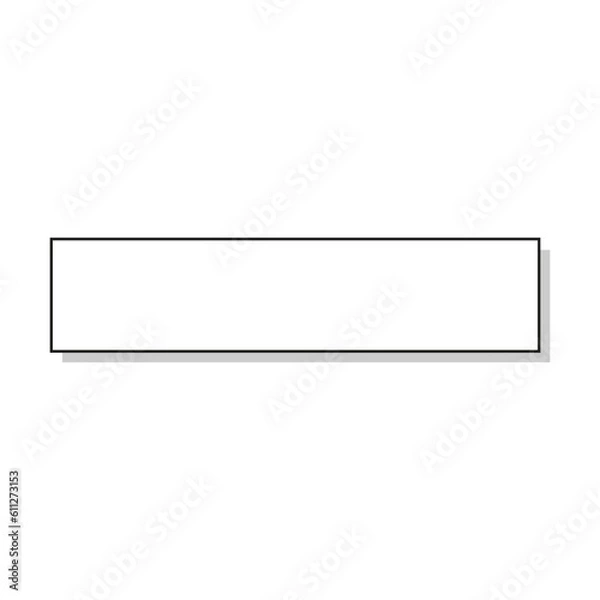 Obraz Textbox button icon design element for web mockup and application presentation user interface illustration