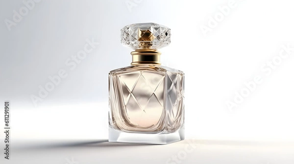 Obraz perfume bottle isolated on white
