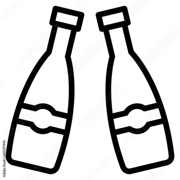 Fototapeta party drink line