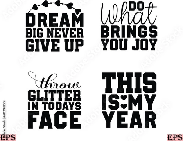 Fototapeta motivational svg bundle stickers svg