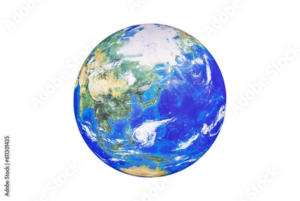 Obraz 日本列島を中心とした地球のイメージ