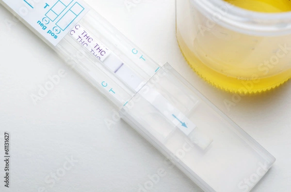 Fototapeta Drug Test For Marijuana
