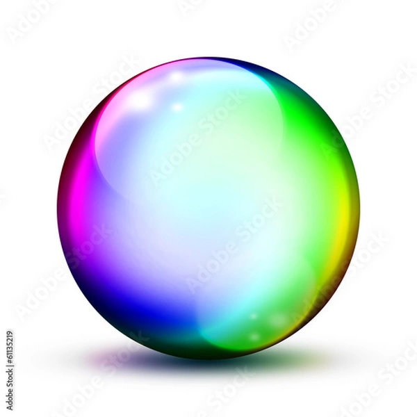 Obraz Kugel, Sphere, Rainbow