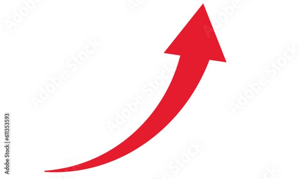 Fototapeta 矢印　上向き