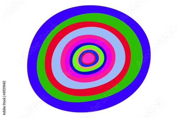 Obraz farbiger Kreis / Punkt