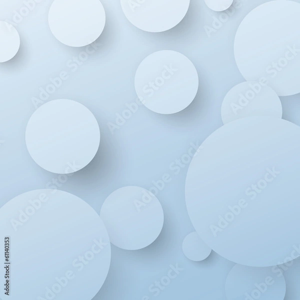 Fototapeta Background with abstract circle design elements