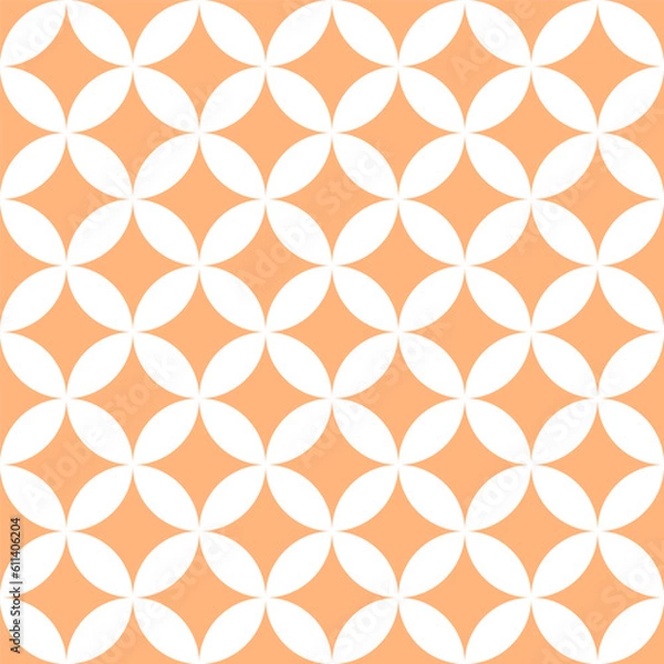 Fototapeta Vector. Seamless mediterranean geometric pattern, ornamental swatches. Talavera template. Portuguese Azulejo. Turkish decoration. Moroccan mosaic. Spanish porcelain. Ceramic dishes, folk ornament.