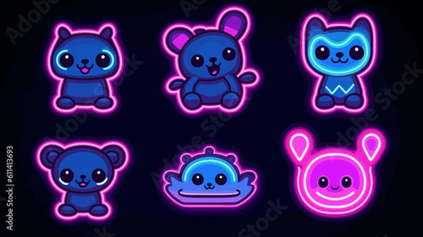 Obraz Cute montsters