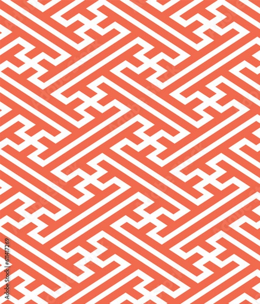 Fototapeta 伝統模様、綾型模様のパターン