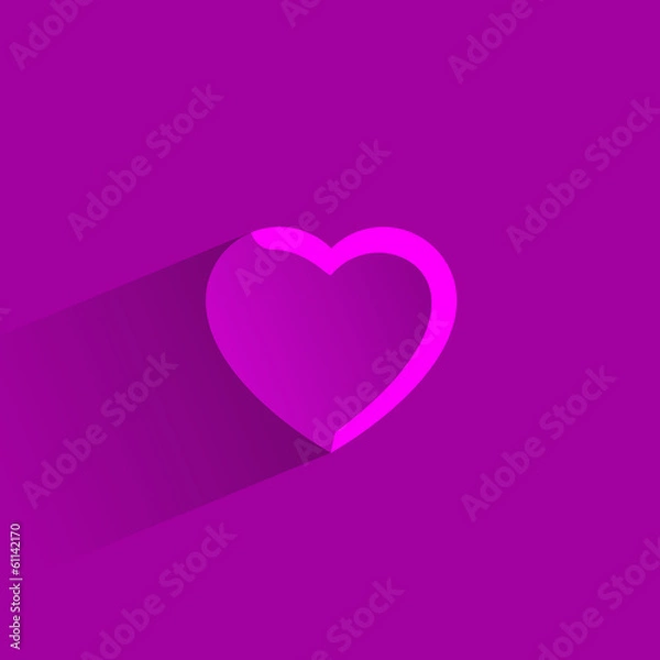 Fototapeta Heart. Vector format