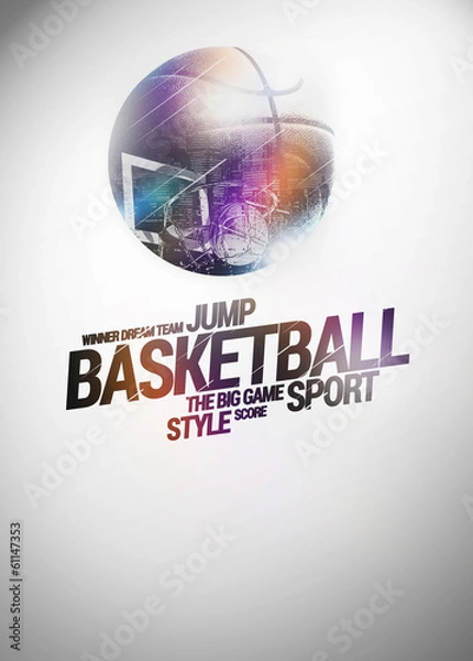 Obraz Baketball background