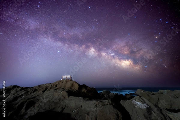 Fototapeta 天の川を見上げて