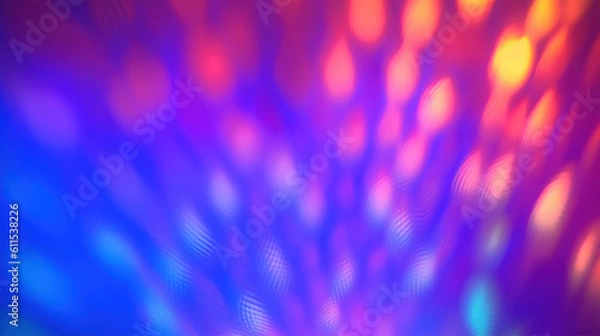 Fototapeta Blurred colorful neon background with abstract shadows and light