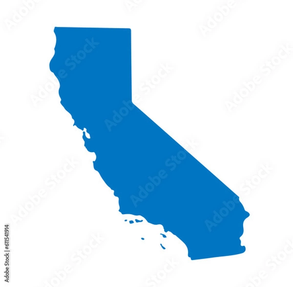 Obraz California map