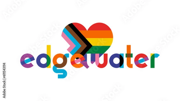 Fototapeta Edgewater Pride Heart