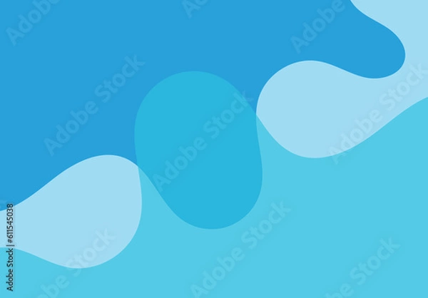 Fototapeta ocean wave pattern gradient blue summer theme background for advertisement website template website template,cover landingpage label design vector eps.