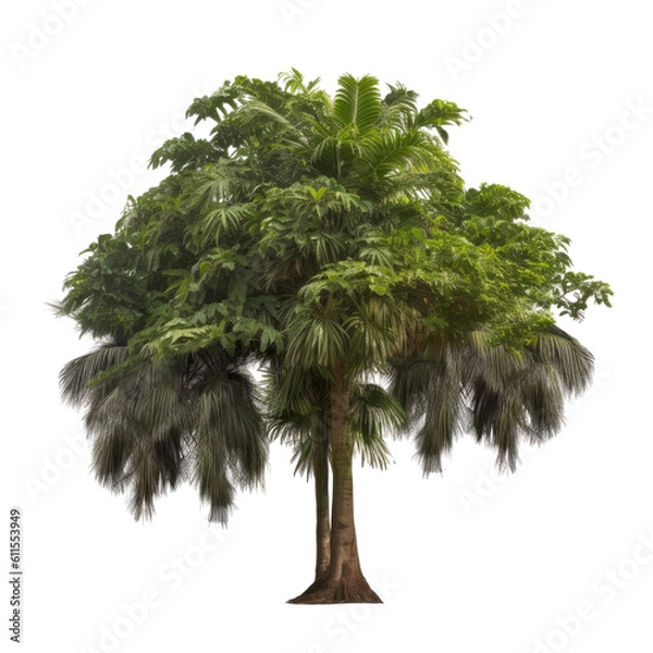 Fototapeta tree isolated on transparent background cutout