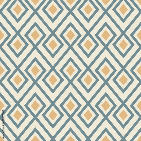 Obraz seamless geometric pattern, abstract colorful boxes pattern vector endless background