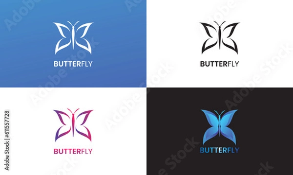 Obraz Butterfly logo